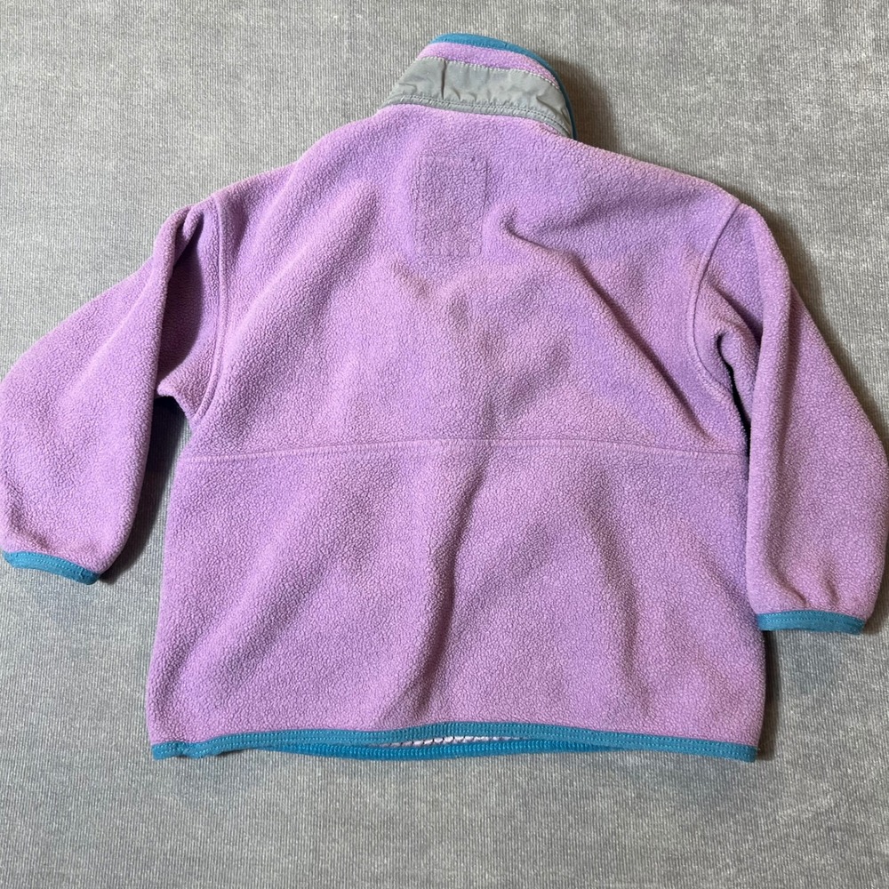 Patagonia Synchilla Fleece Quarter Zip Pullover Purple Teal Kids XXS 3-4 - Picture 6 of 7